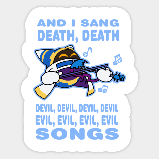 Magolor Plays the Violin Sticker by VibrantEchoes